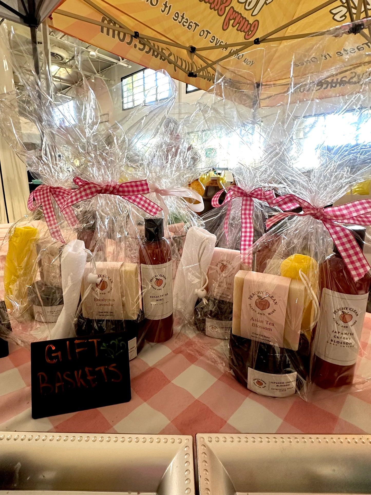 Soak, Scrub & Smooth Gift Basket (Bath Bomb, Sugar Scrub, and Body Lotion)