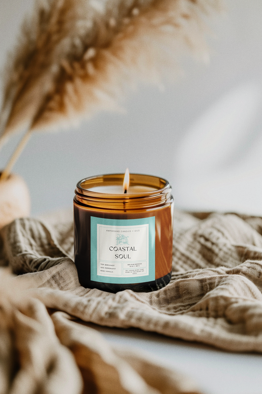 Coastal Soul Beeswax Candle (10oz)